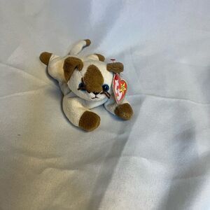 Ty Plush Toy with Brown and White Patches rare‎ find